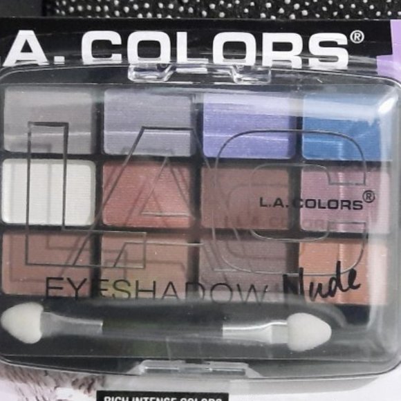 🔴 $ 4.00 MAKE UP L.A. COLORS 12 COLOR EYESHADOW INTENSE COLORS - Picture 5 of 5